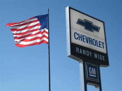 Randy wise chevrolet - Randy Wise Chevrolet; Sales 810-309-9465; Service 810-471-4238; Parts 810-496-0094; 5100 Clio Road Flint, MI 48504; Service. Map. Contact. Randy Wise Chevrolet. 